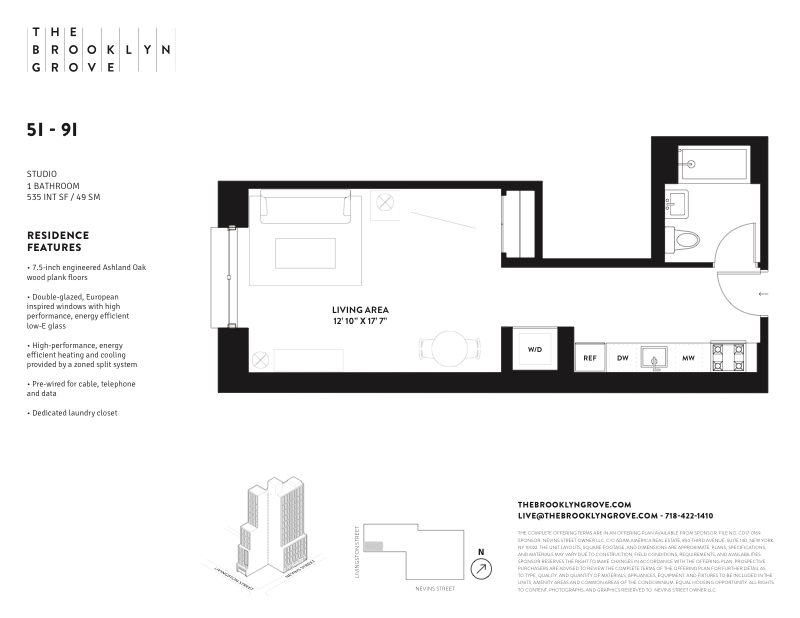 Floorplan for 10 Nevins Street, 5I