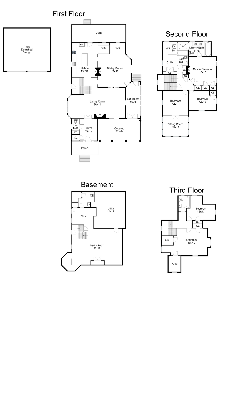Floorplan for 181 Fernwood Avenue