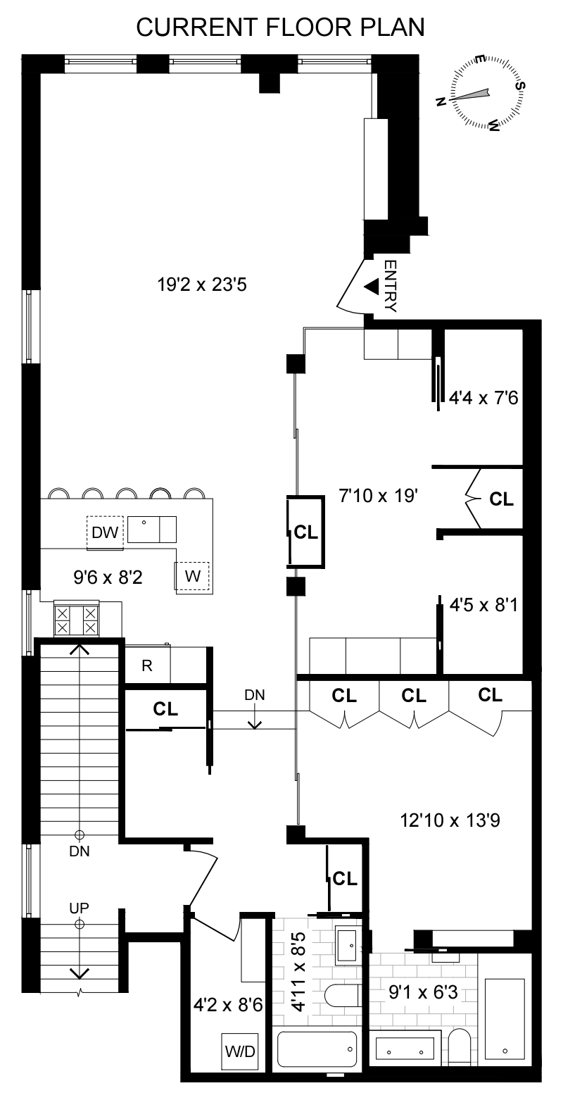 Floorplan for 474 Greenwich Street, 3N