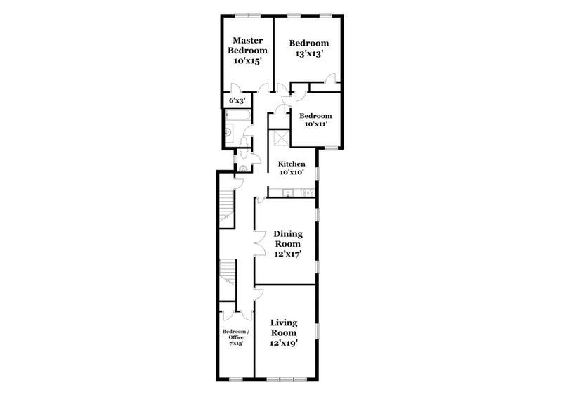 Floorplan for 2512 Webb Avenue