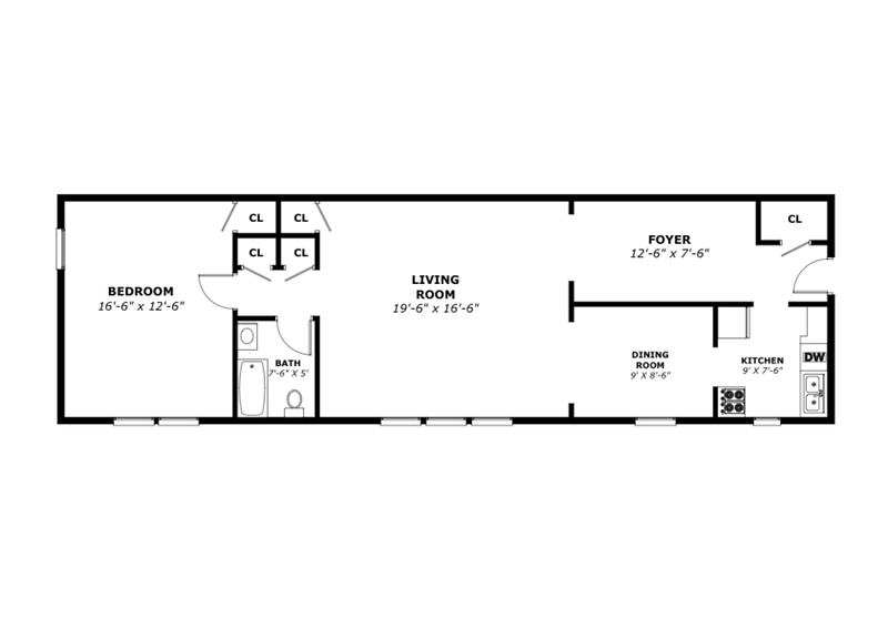 Floorplan for 5410 Netherland Avenue, A23