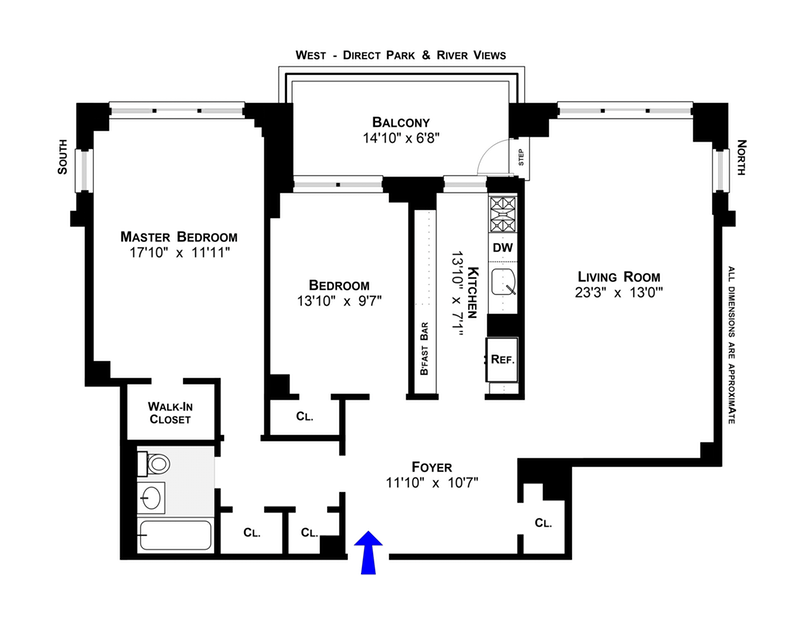 Floorplan for 11 Riverside Drive, 4JW