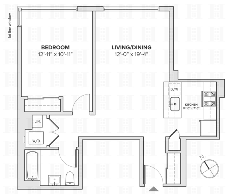 Floorplan for 58 West 129th Street, 5A