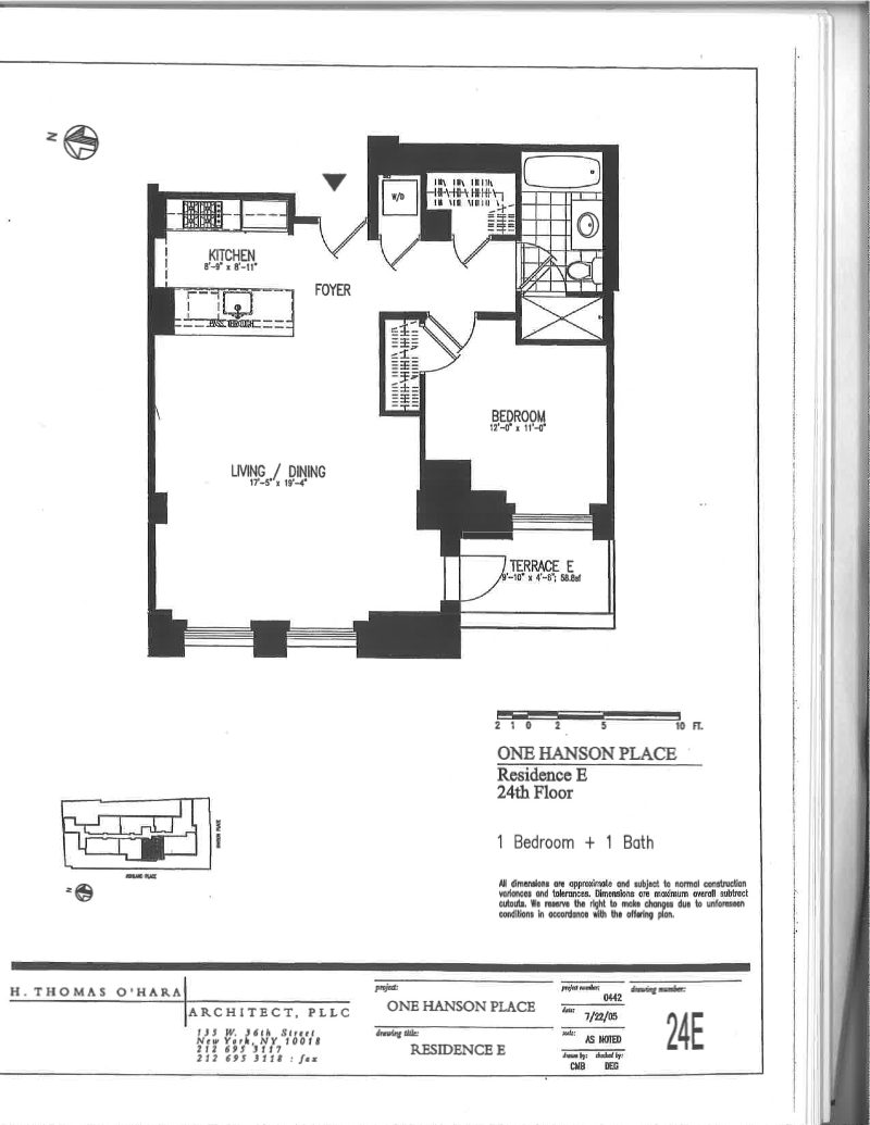 Floorplan for 1 Hanson Place