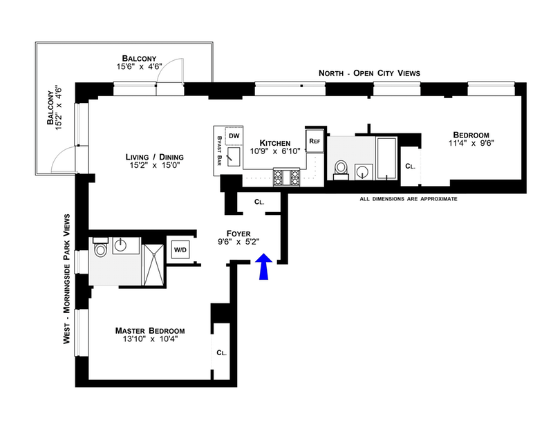 Floorplan for 88 Morningside Avenue, 11B