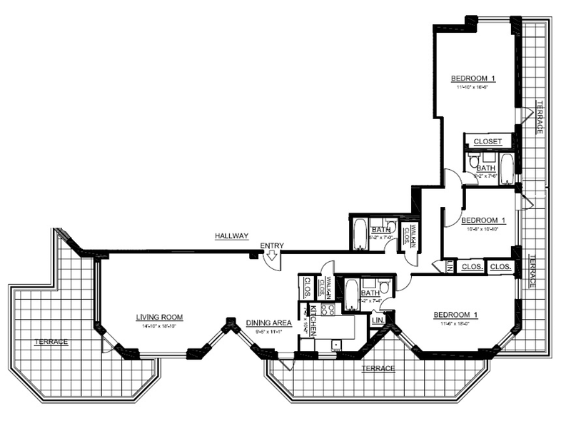 Floorplan for East 87th Street