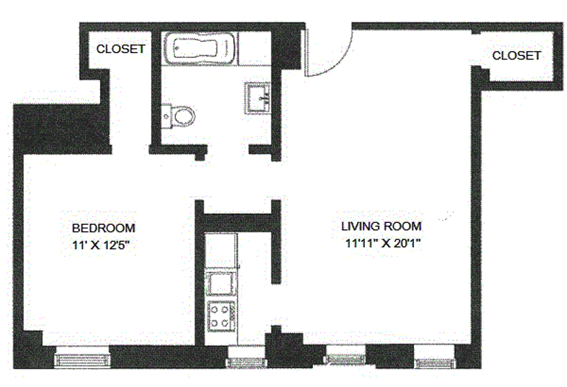 Floorplan for 230 Riverside Drive