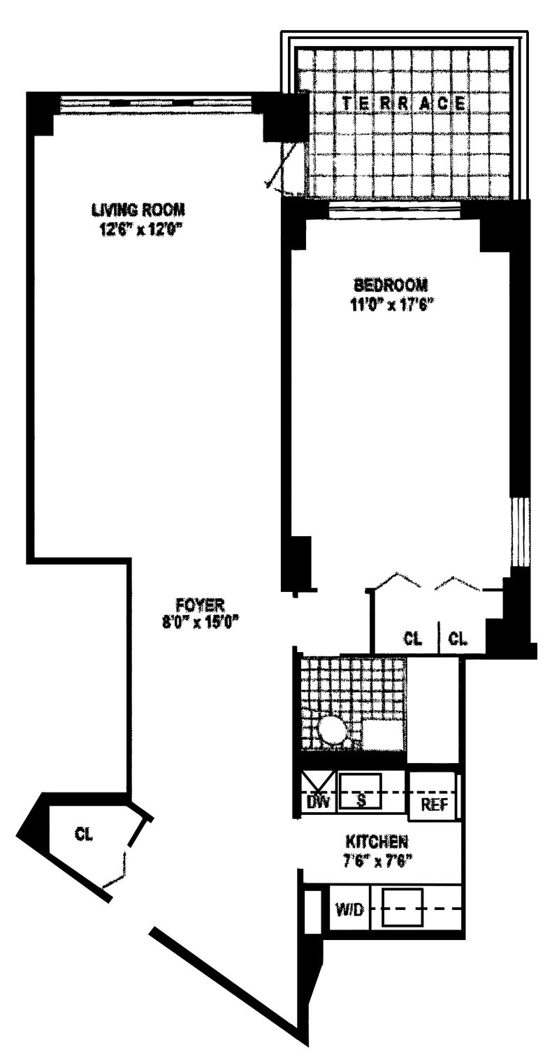 Floorplan for 2621 Palisade Avenue, 9F
