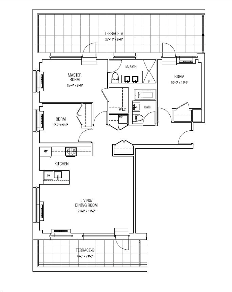 Floorplan for 80 Metropolitan Avenue, PHV