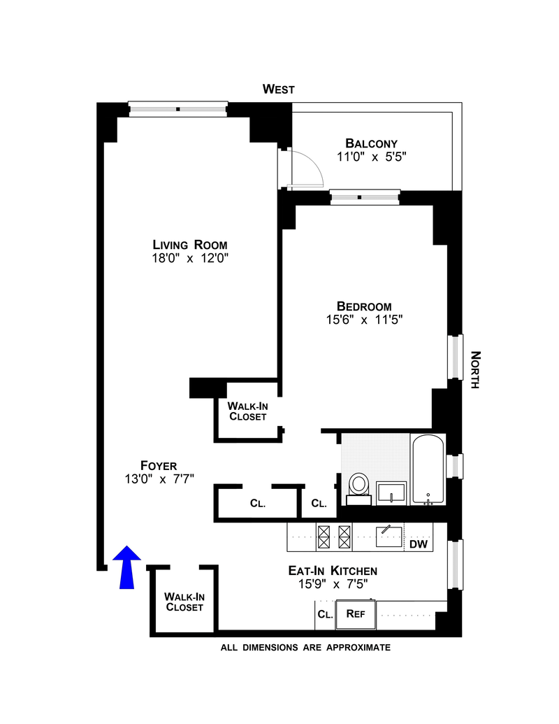 Floorplan for 570 Grand Street