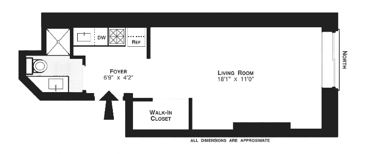Floorplan for 160 East 26th Street, 1F