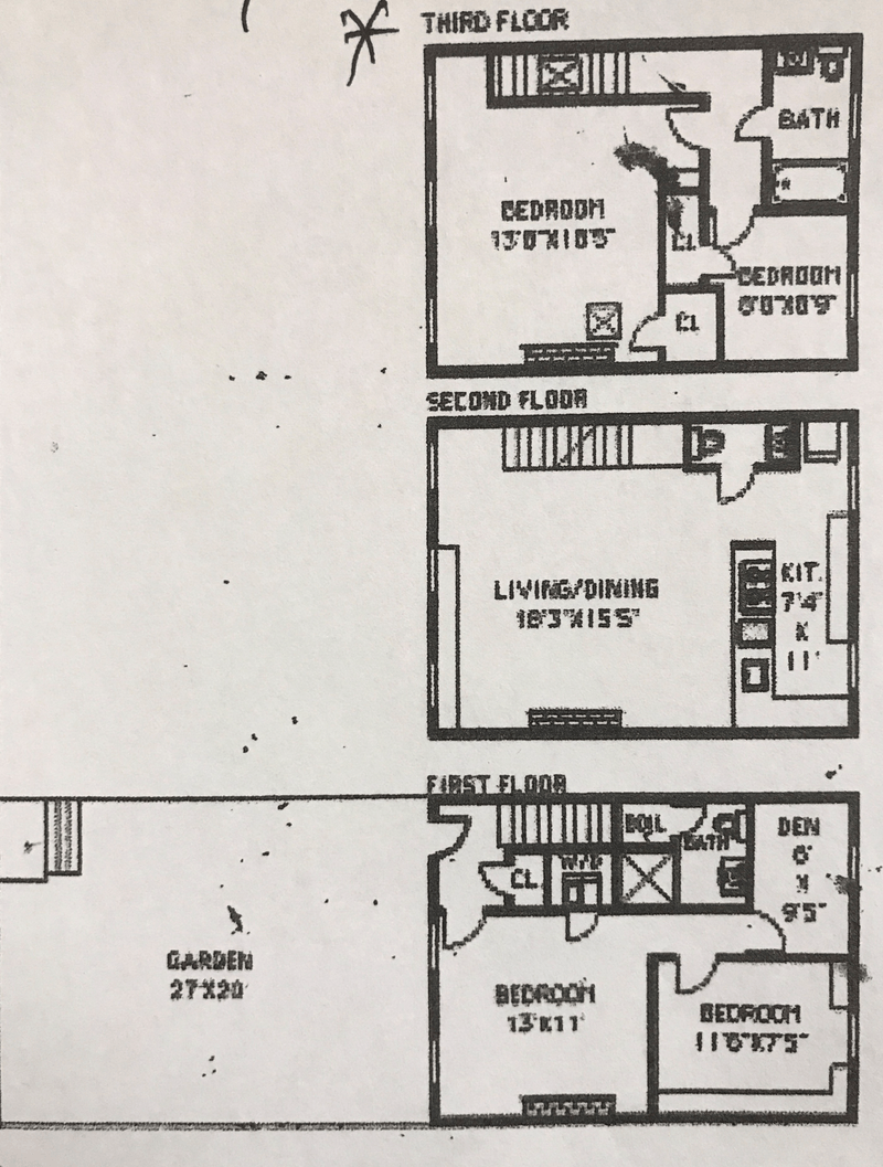 Floorplan for Unique And Private , Townhouse