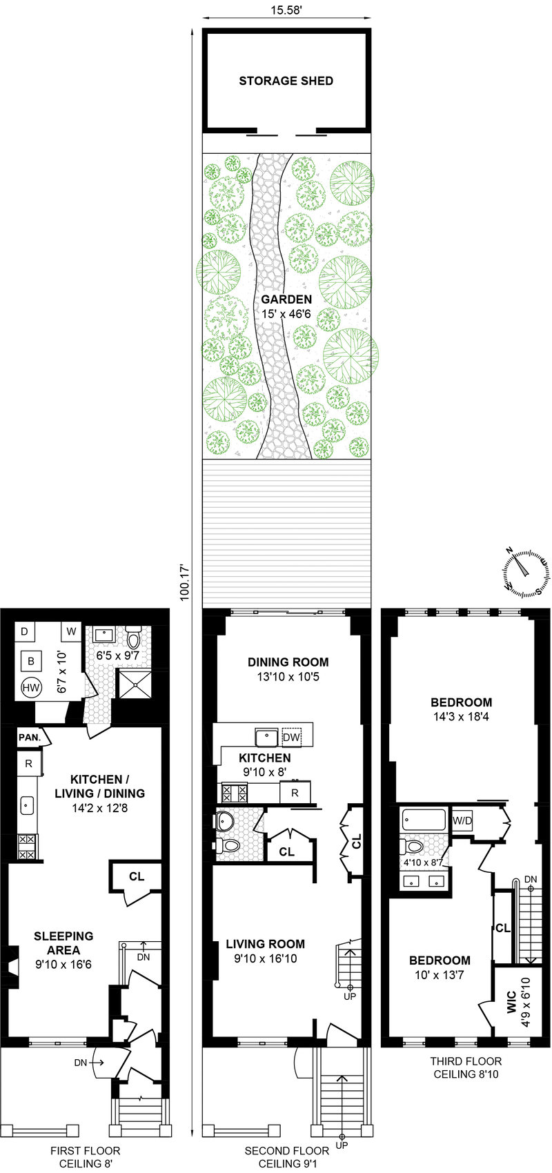 Floorplan for 259 19th Street