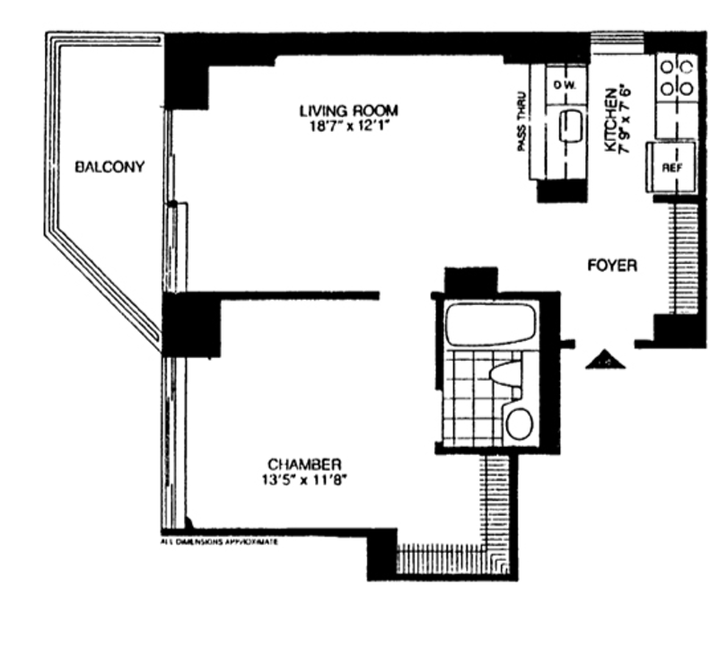 Floorplan for 401 East 84th Street, 3D