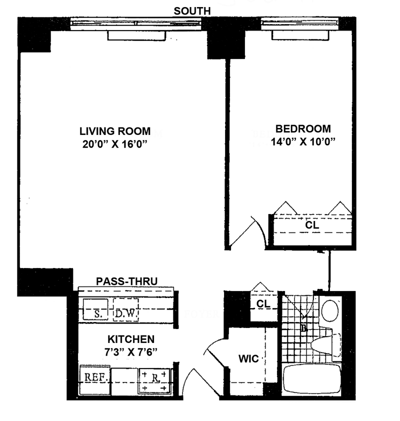 Floorplan for 2373 Broadway, 1607