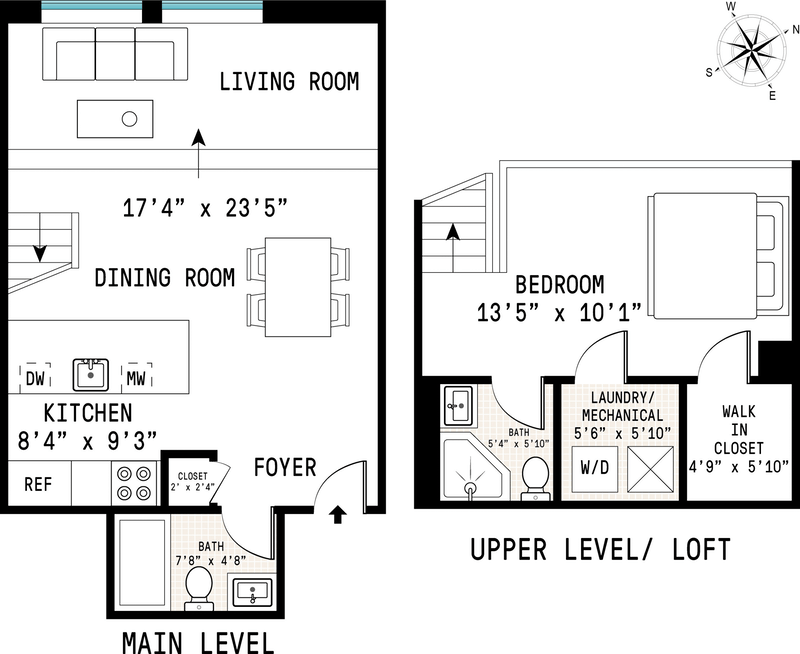Floorplan for 342 Bond Street, 2C