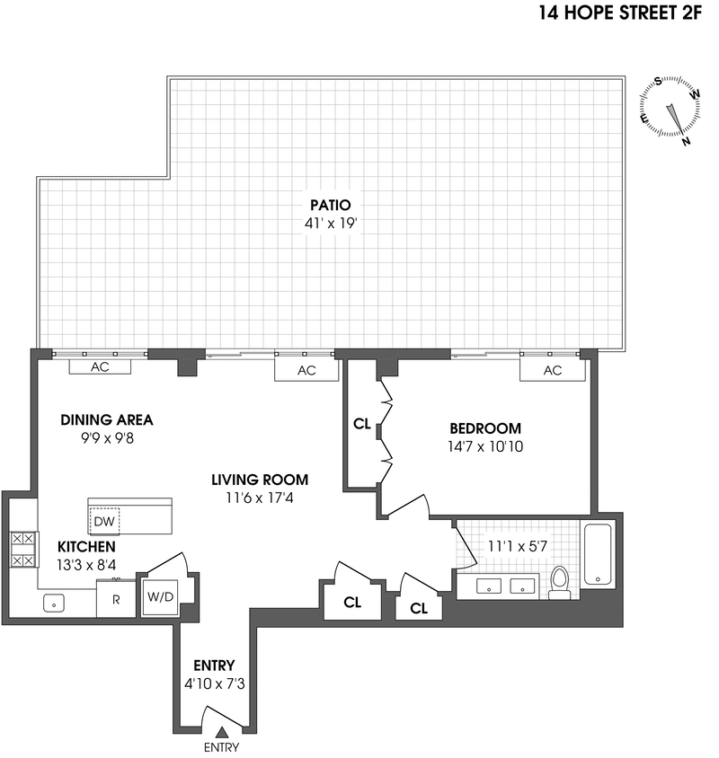 Floorplan for 14 Hope Street, 2F