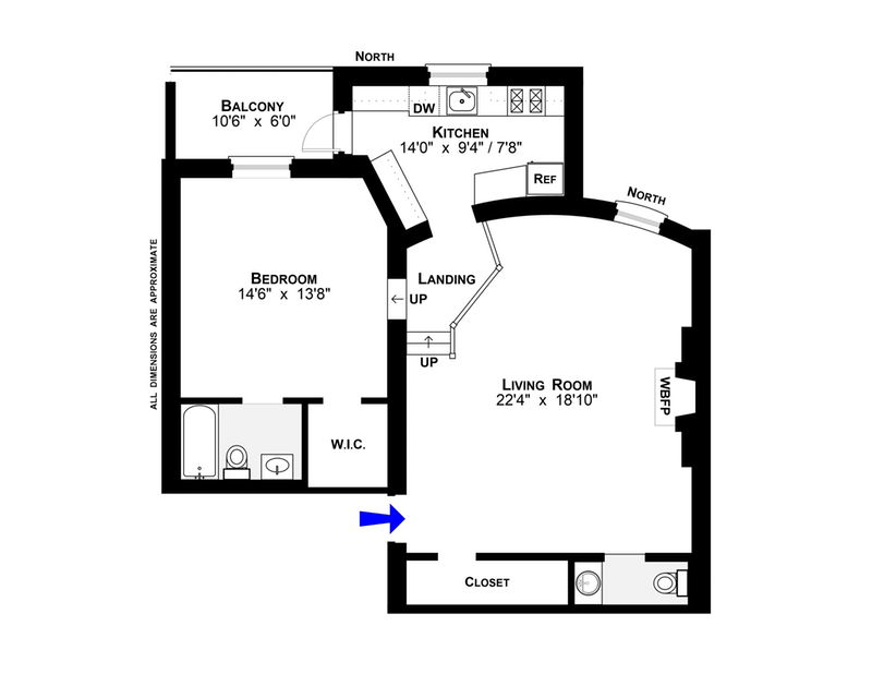 Floorplan for 329 West 108th Street, 3D