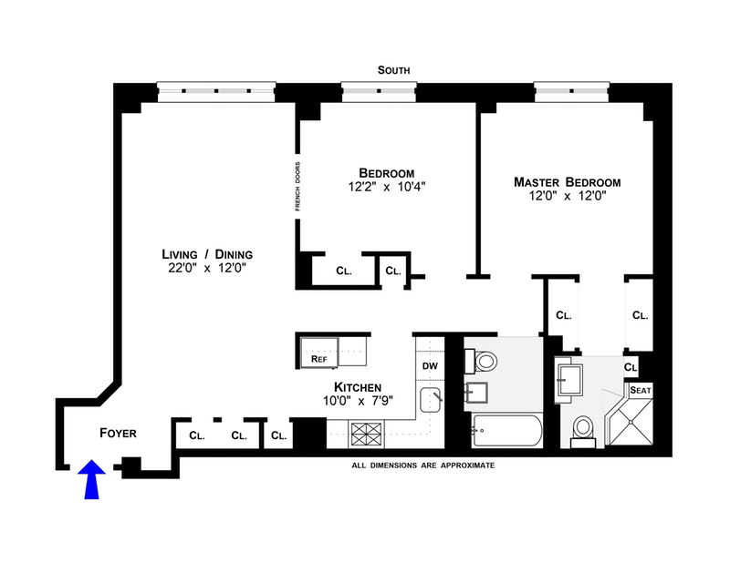Floorplan for 163 St Nicholas Avenue, 2J