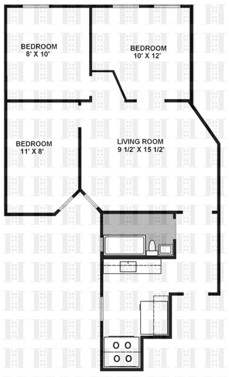Floorplan for 1636 Lexington Avenue, 8