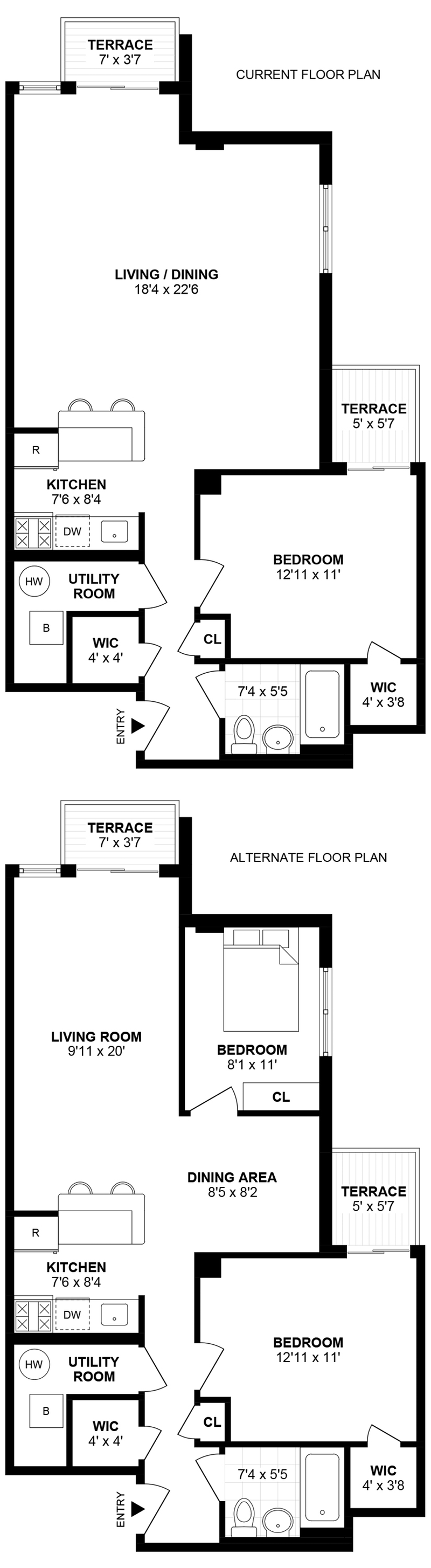 Floorplan for 79 Bridge Street, 4G