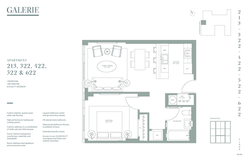 Floorplan for 2218 Jackson Avenue, 622
