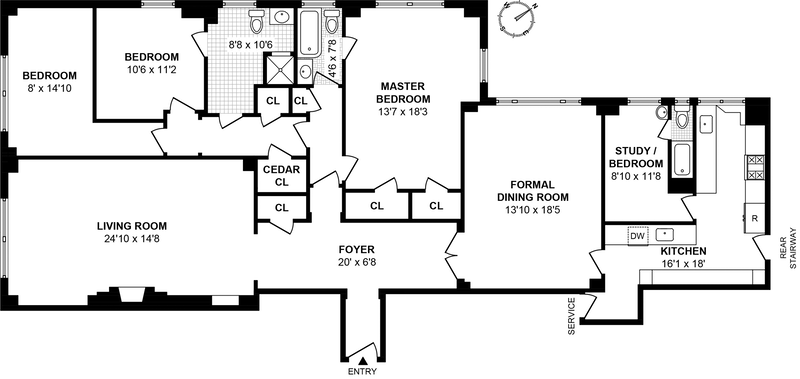Floorplan for Panoramic Views And Classic Elegance