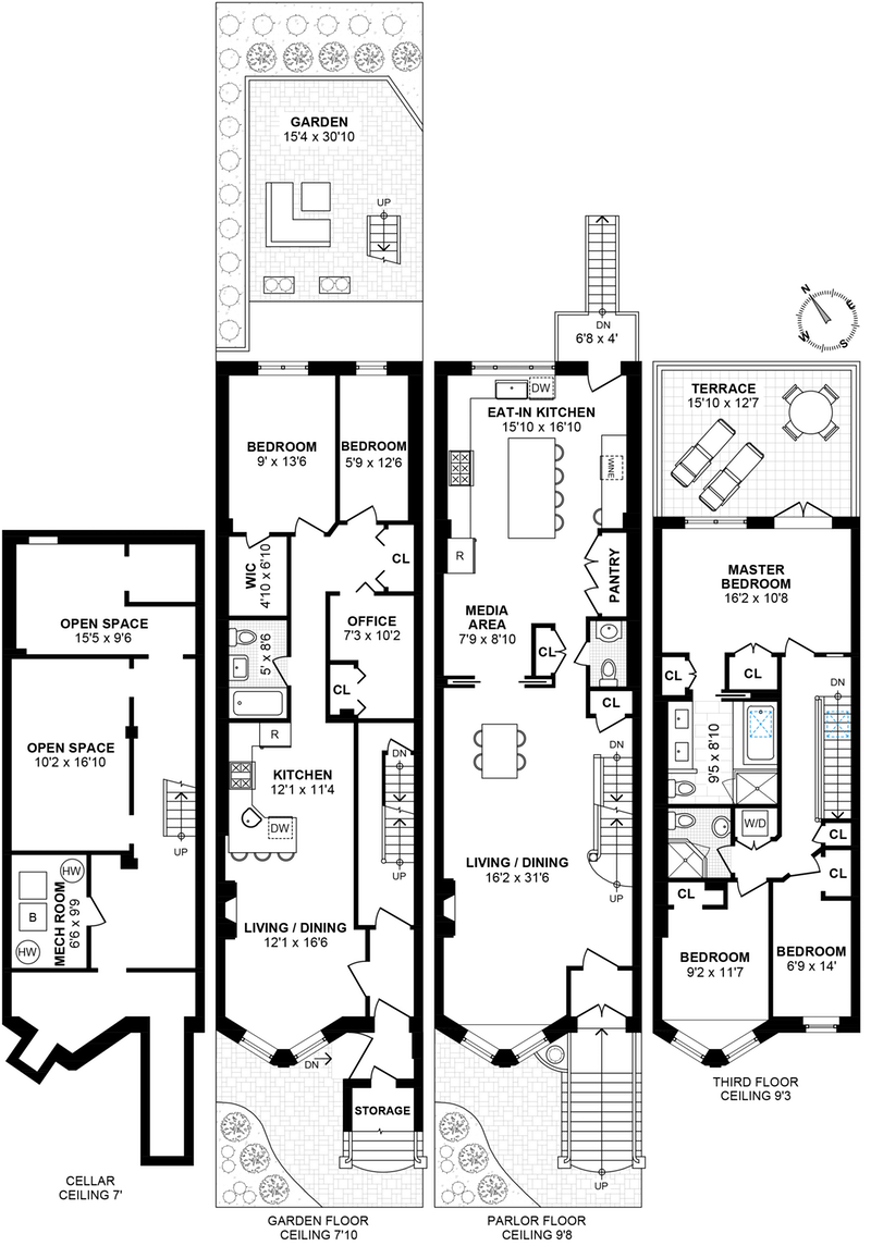 Floorplan for 387 2nd Street - Exquisitely Designed