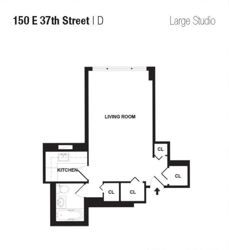Floorplan for 150 East 37th Street