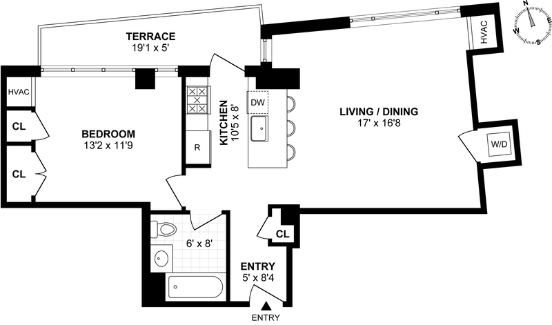 Floorplan for 560 Carroll Street, 7C