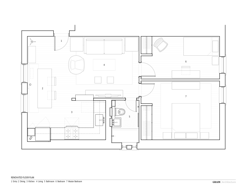 Floorplan for 140 Warren Street, 2A