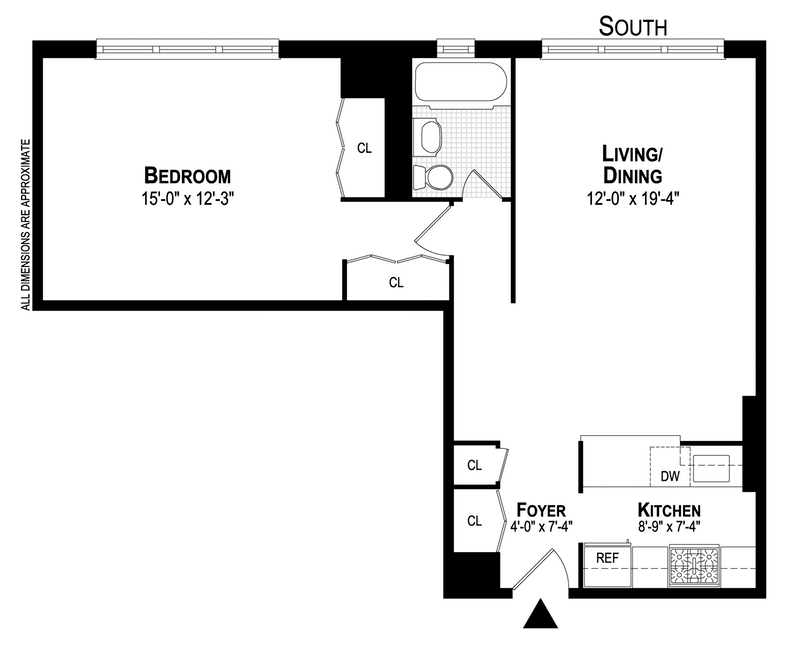Floorplan for 222 East 80th Street, 8A
