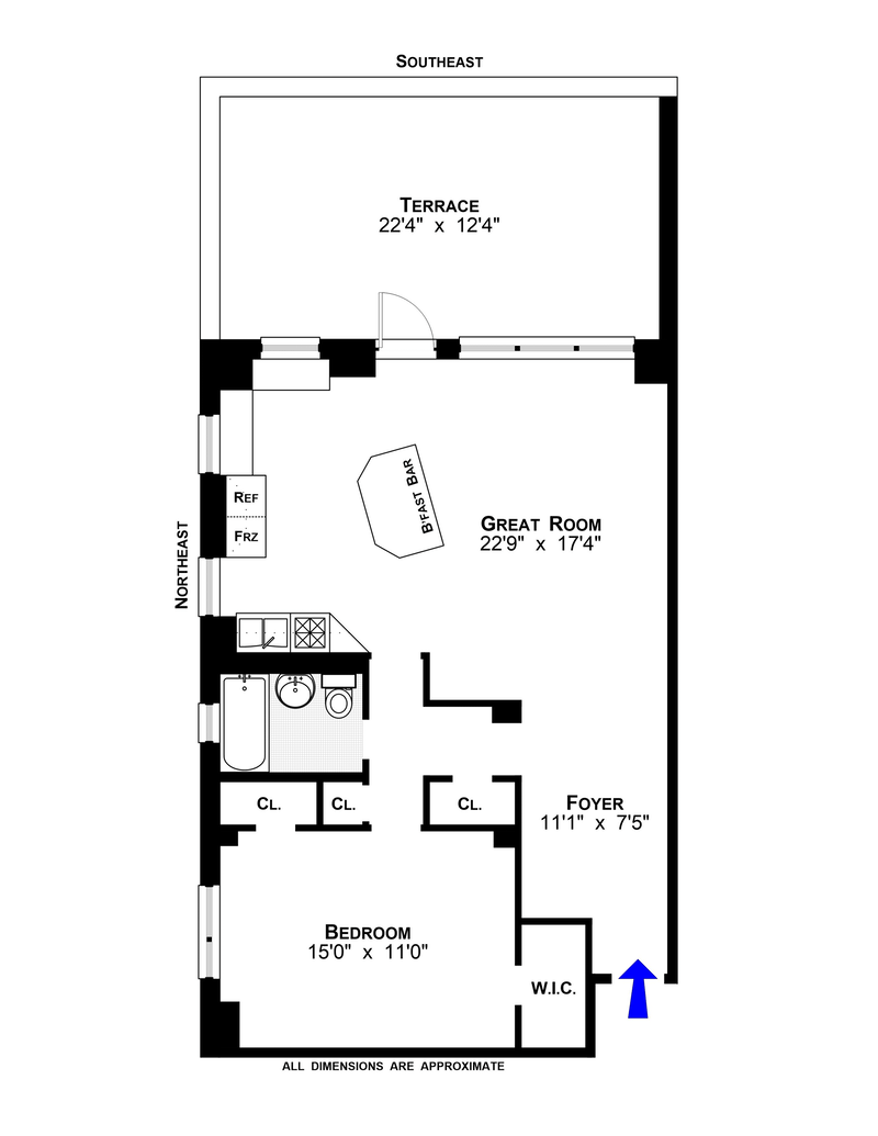 Floorplan for 212 East Broadway