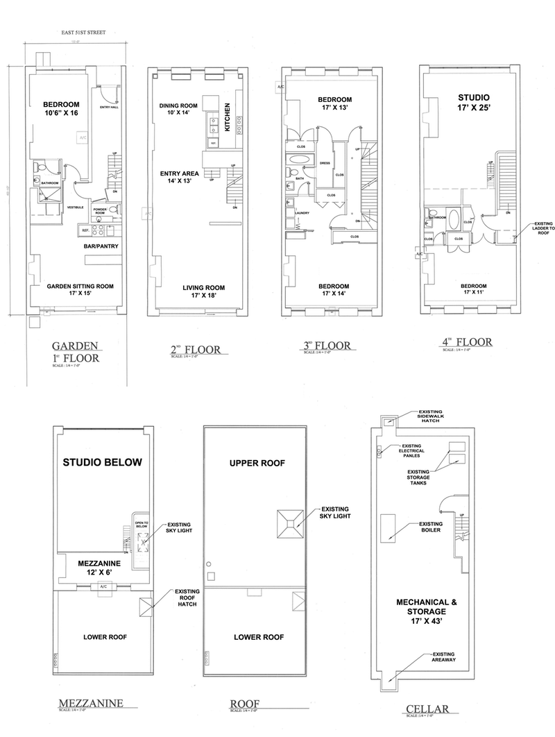 Floorplan for 306 East 51st Street