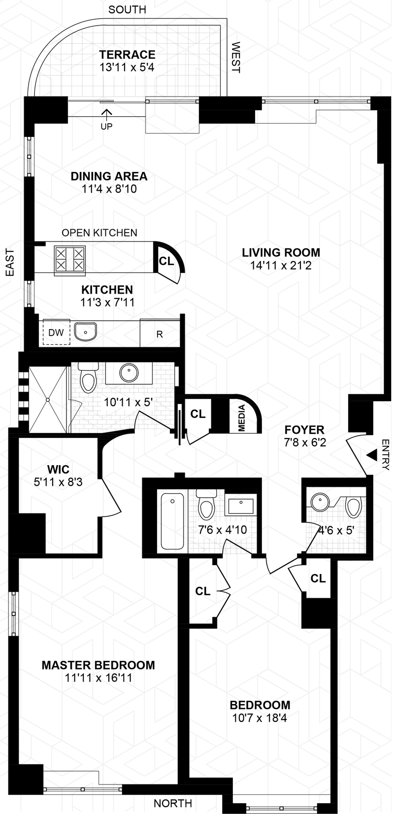 Floorplan for 400 East 70th Street, 3701