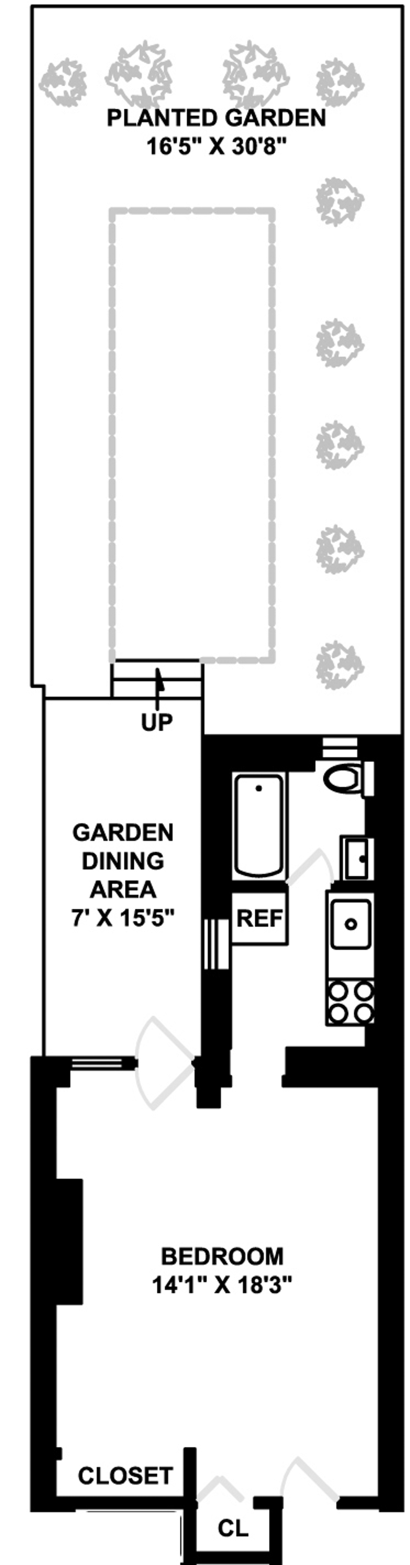 Floorplan for 123 West 78th Street, GR