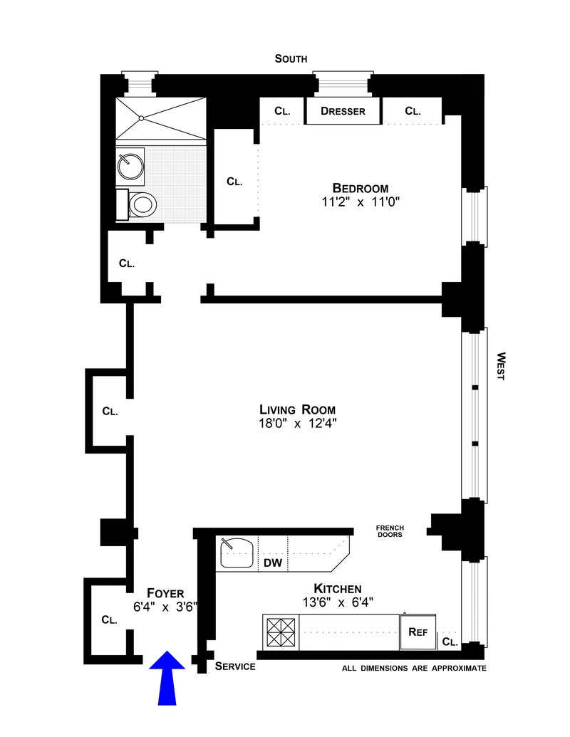Floorplan for 240 East 79th Street, D