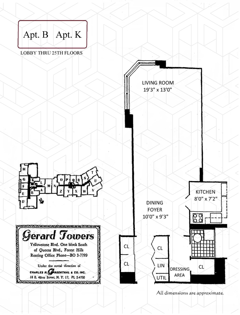 Floorplan for 70-25 Yellowstone Blvd, 6K
