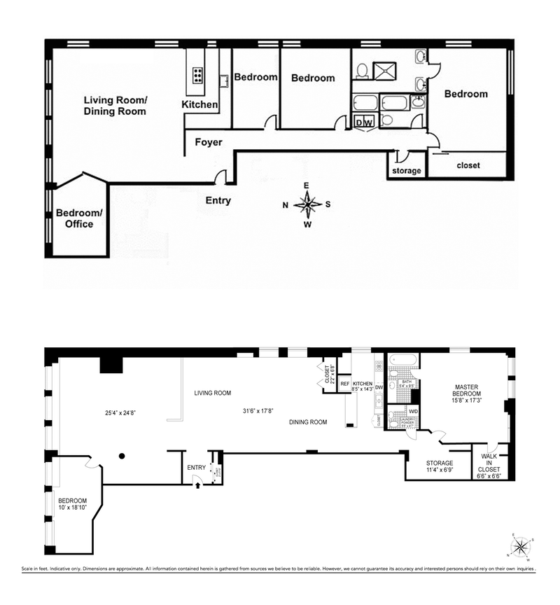 Floorplan for 48 East 13th Street, 8B