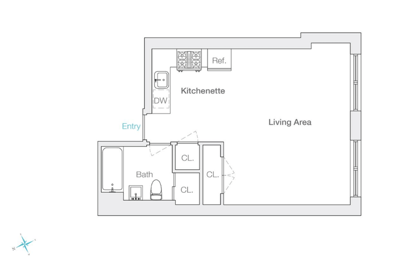 Floorplan for 686 Macdonough Street, 2A