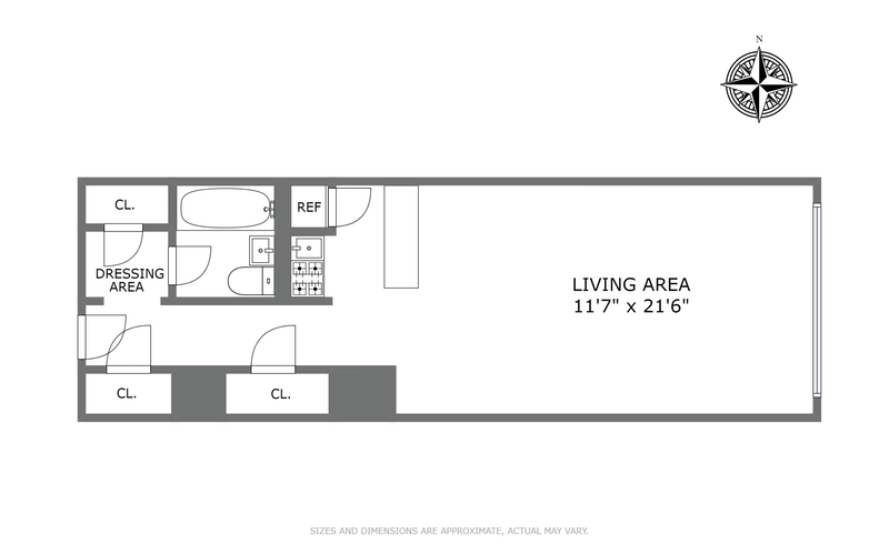 Floorplan for 649 Second Avenue, 2E