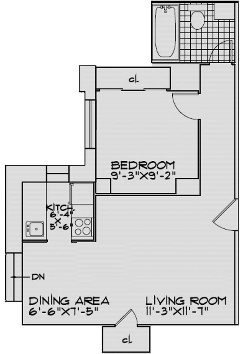 Floorplan for 4 Park Avenue, 5F