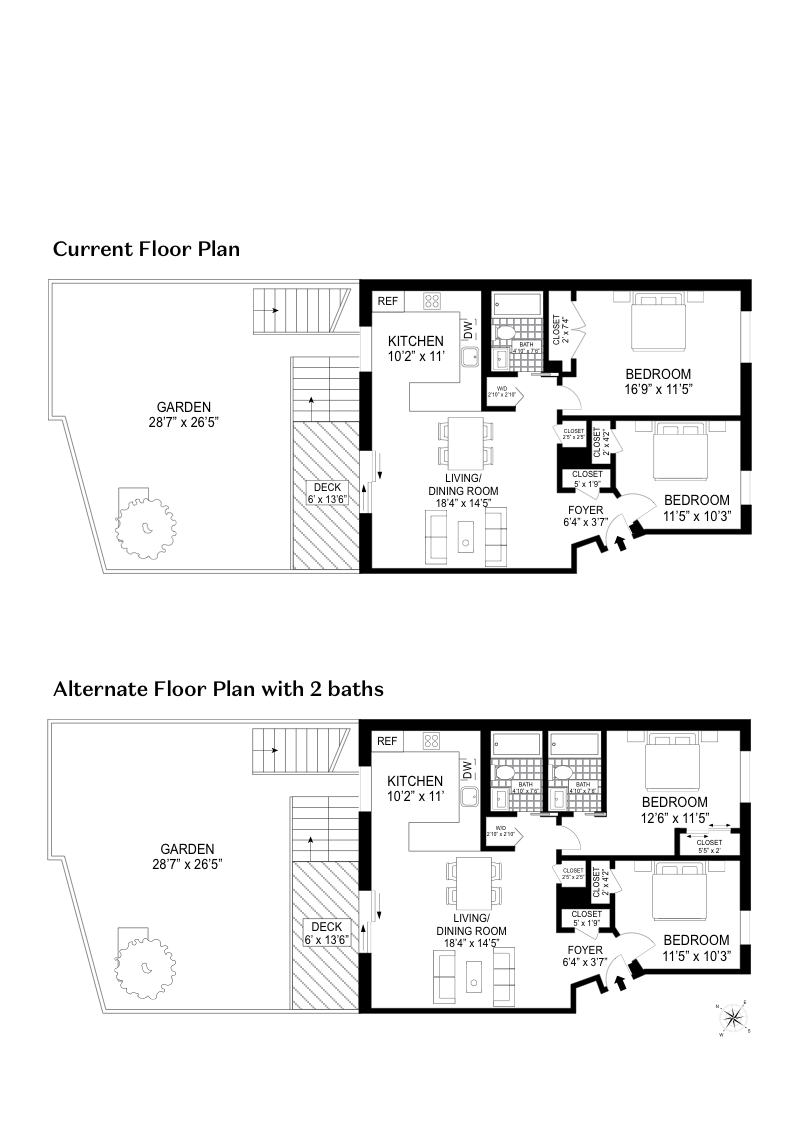 Floorplan for 315 Saint Johns Place, 1F
