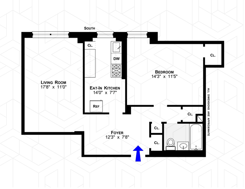 Floorplan for 385 Grand Street