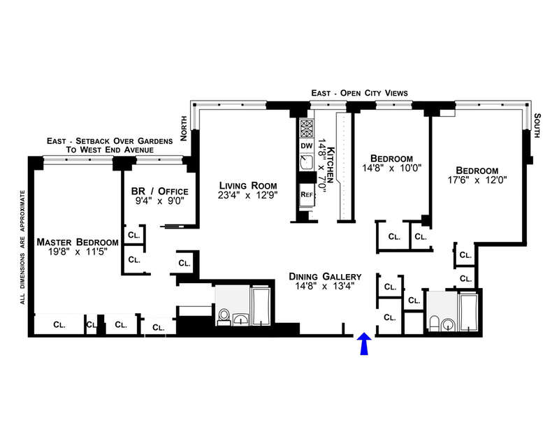 Floorplan for 11 Riverside Drive, 14HJE
