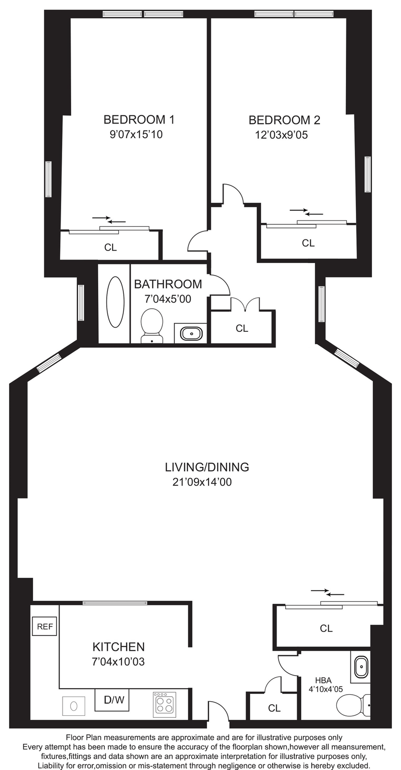 Floorplan for 264 9th St, 2O