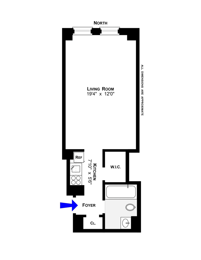 Floorplan for 310 Riverside Drive