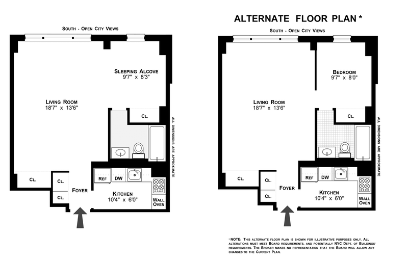 Floorplan for 401 East 89th Street, 12L