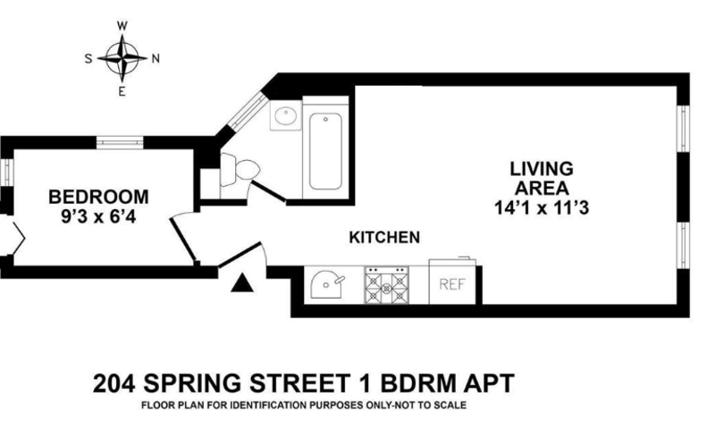 Floorplan for 204 Spring Street, 4