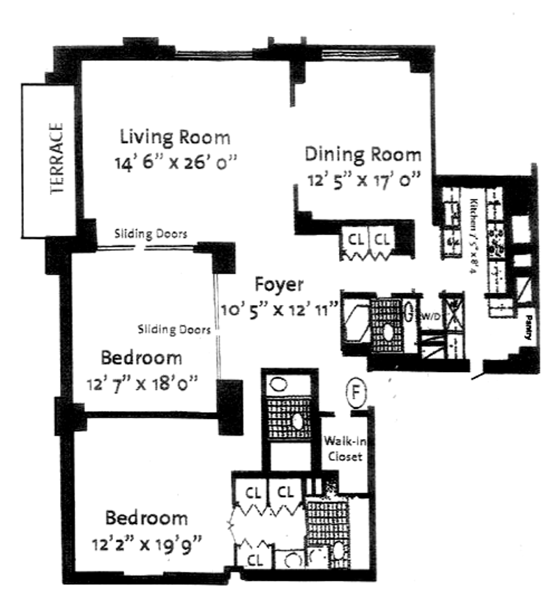 Floorplan for 303 East 57th Street, 40F